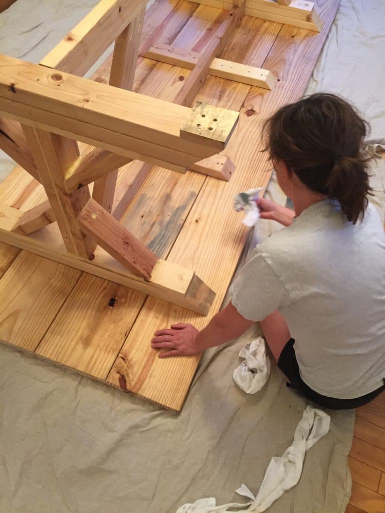 DIY Farmhouse Table