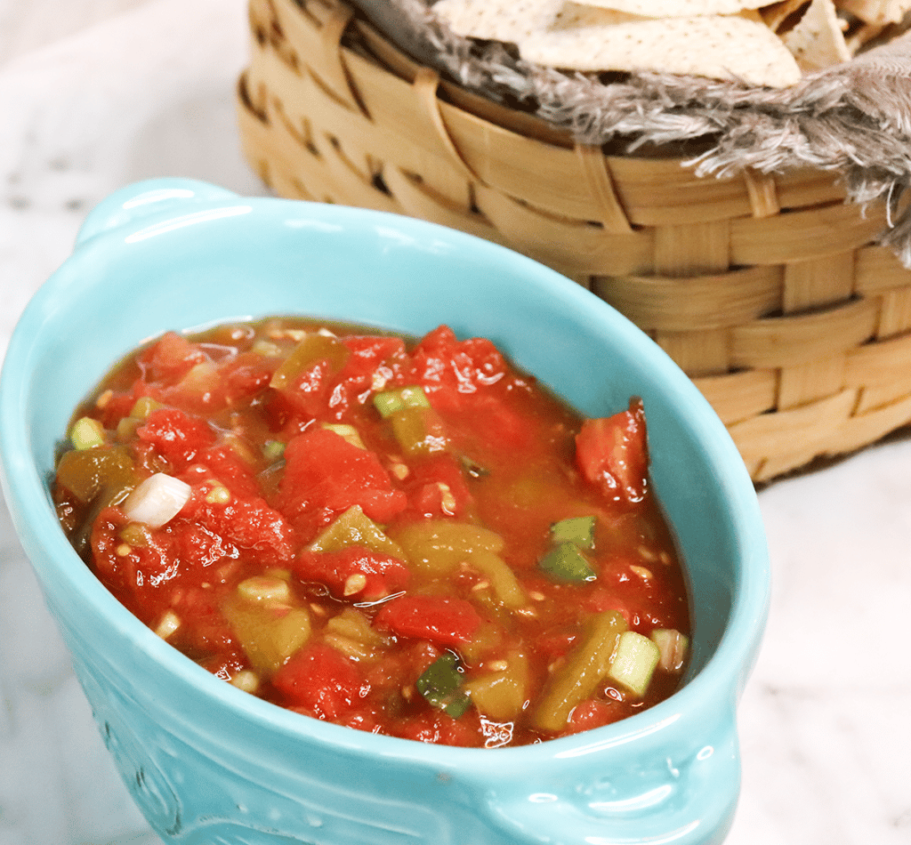 authentic Mexican salsa in a bowl
