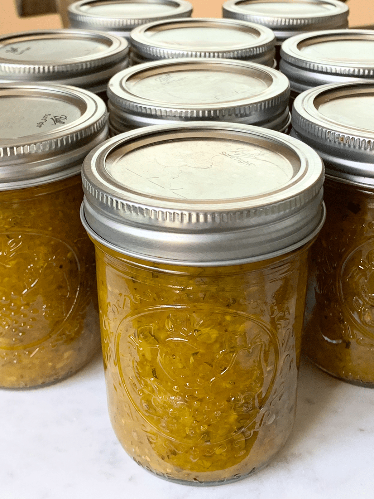 Grandma's Old-Fashioned Zucchini Relish Canning Recipe - Living in Normal